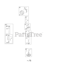 Briggs & Stratton 218807-0112-E1 - Briggs & Stratton Vertical Engine Camshaft, Crankshaft, Lubrication, Piston, Rings, Connecting Rod