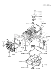 Kawasaki FB460V-AS27 - Kawasaki Engine CYLINDER/CRANKCASE