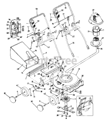MTD 185-387-372 - MTD Walk-Behind Mower, Electric (1995) (Hechinger)