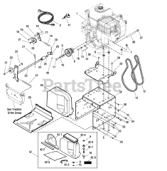 Craftsman C950-52946-0 (1695739 A) - Craftsman 24" Snow Thrower, Canada (2009)