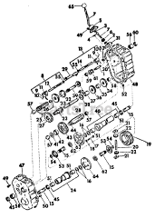 Cub Cadet 182 (133-182-100) - Cub Cadet Lawn Tractor Transaxle-Gear Drive-SN 72879 &amp; Below
