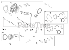 Briggs & Stratton 25T237-0311-H1 - Briggs & Stratton Horizontal Engine Cylinder Head Group