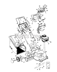 Yard Machines 12A-458B352 - Yard Machines Walk-Behind Mower (1997) (Walmart)