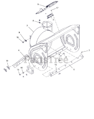 Ariens 926067 (ST 28 DLET) - Ariens Hydro Pro 28" Track Snow Blower, Briggs & Stratton (SN: 000101 & Above) Housing - 28"