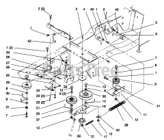 Toro 72042 (264-6) - Toro Yard Tractor (SN: 069000001 - 069999999) (1996) Gear Drive Components