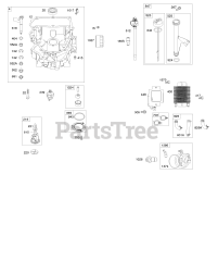 Briggs & Stratton 49M877-5598-G5 - Briggs & Stratton Vertical Engine Engine Sump, Lubrication, Oil Cooler
