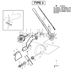 Weed Eater 1000 E - Weed Eater Weed 'n Edge Edger Attachment, Type 2 Edger Attachment Assembly Type 3