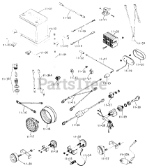 Toro 1-0630 (D-200) - Toro Lawn Tractor (1974) Electrical System (cont-D)