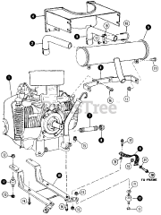 Snapper 1855 (80828) - Snapper Garden Tractor, 18hp Engine &amp; Mounting