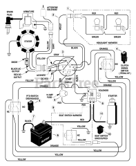 Briggs & Stratton 465605x48A - Briggs & Stratton 46" Lawn Tractor (2003) (Mills) Electrical System