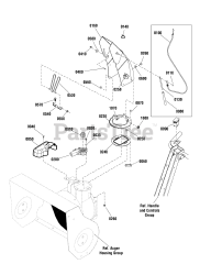 Briggs & Stratton BM 924 E (1696254-01) - Briggs & Stratton 24" Snow Thrower, 9.0 Gross TP (2014-2015)