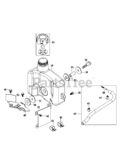 MTD 5P65M0C - MTD Engine 5P65M0C Fuel Tank &amp; Mounting