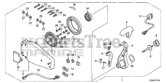 Honda BF250 A XXCA (BBJJ) - Honda Marine Engine, Made in Japan (SN: BBJJ-8000001 - BBJJ-9999999) REMOTE CONTROL (FLUSH MOUNT TYPE) (L.)
