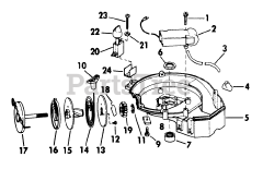 Lawn-Boy 5501 - Lawn-Boy Walk-Behind Mower (SN: 300000001 - 399999999) (1973) Magneto And Starter 4