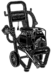 Craftsman 580.762010 (1054-0) - Craftsman 2,000 PSI Pressure Washer
