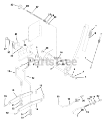 Husqvarna YTH 150 (954140007-D) - Husqvarna Yard Tractor (1998-02) Mower Lift