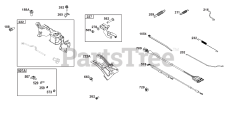 Briggs & Stratton 386447-0199-B5 - Briggs & Stratton Horizontal Engine Controls Group
