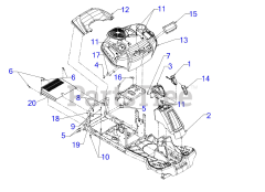 Cub Cadet CC 30 H (13A721JD056) - Cub Cadet Hydro Mini Rider (2017) Fender
