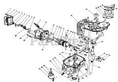 Toro 26620 C - Toro Walk-Behind Mower (SN: 009000001 - 009999999) (1989) Crankcase Assembly (continued)(engine No. Vmj8)