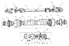 Cub Cadet 670 (590-670-100) - Cub Cadet 58" Tiller Attachment PTO Shaft