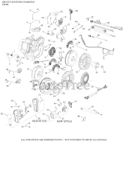 Kohler CH440-3264 - Kohler Command PRO Engine, Basic Version, 14hp, 10.5kW 05 Ignition/Charging