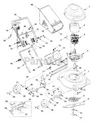 Yard Machines 18A-407-062 - Yard Machines Walk-Behind Mower, Electric (2002) (Lowes)