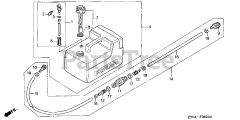 Honda BF15 D4 LGA (BALJ) - Honda Outboard Engine, Made in Japan (SN: BALJ-1100001 - BALJ-1199999) FUEL TANK