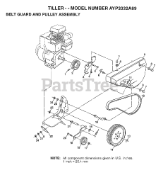 Electrolux/AYP 3332 A89 - Electrolux/AYP Tiller (1998)
