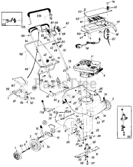 MTD 12357S - MTD Walk-Behind Mower (1985) Rotary (Part 1)