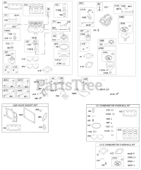 Briggs & Stratton 40F777-0111-E1 - Briggs & Stratton Vertical Engine Carburetor, Fuel Supply, Gasket Set-Valve