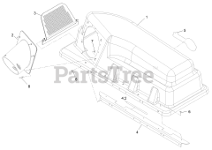 Exmark 116-1084 - Exmark Bagger for Quest Mower (SN: 313000000 - 313999999) (2013)