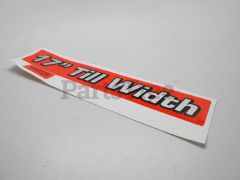 RedMax 532440229 Decal, Tineshld Side 17intill D - image 2