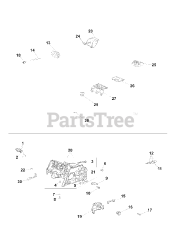 Cub Cadet CS 3916 (59AL657-750) - Cub Cadet 16" Chainsaw Crankcase