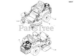 Snapper 500Z (B 2648) (5900731) - Snapper 48" Zero-Turn Mower, 26hp