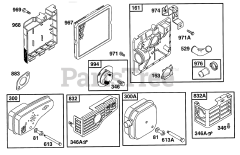 Briggs & Stratton 12S787-0646-02 - Briggs & Stratton Vertical Engine