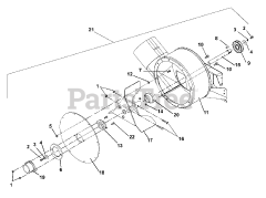 Gravely 892020 - Gravely 60" Bagger for PM260Z (SN: 000101 & Above)