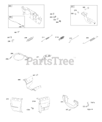 Briggs & Stratton 384445-0112-E2 - Briggs & Stratton Horizontal Engine Controls, Governor Spring