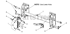 Cub Cadet 485 (590-485-100) - Cub Cadet Loader Attachment Coupler