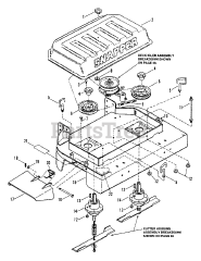 Snapper PMA 7364 (80688) - Snapper 36" Pro Mower Deck Assembly