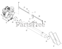 Bear Cat DL 8 - Bear Cat 8" Debris Loader, Briggs & Stratton (SN: H05037 & Above)