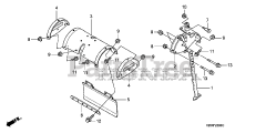 Honda FRC800 K1 A (FAHJ) - Honda 20" Tiller, Made in Japan (SN: FAHJ-1100001 - FAHJ-9999999) ROTARY COVER