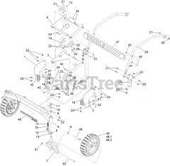 Exmark ECX200GKC300CS - Exmark 30" X-Series Walk-Behind Mower, Kohler ECV200 (SN: 417930746 & Above) (Rev A) (2025)
