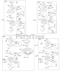 Briggs & Stratton 356447-0075-G1 - Briggs & Stratton Horizontal Engine Carburetor