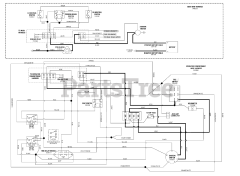 Ferris Evolution (5900858) - Ferris Evolution Series 52" Stand-On Mower, 26hp Kawasaki Electrical Schematic - PTO Clutch Circuit - Kawasaki FX