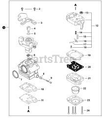 Echo SRM-4510 - Echo Brush Cutter (SN: U23720001001 - U23720999999)