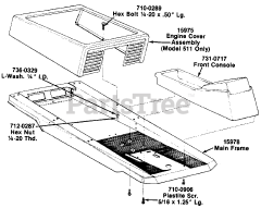 Lawnflite 135-501-049 - Lawnflite Lawn Tractor (1985) (Gibson Co-Operatives) Parts02
