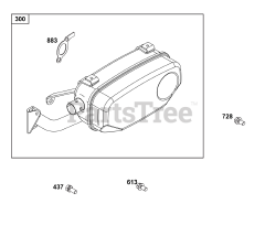 Briggs & Stratton 385447-0186-B5 - Briggs & Stratton Horizontal Engine