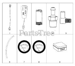 Briggs & Stratton 076161-02 - Briggs & Stratton 60kW Liquid Cooled Home Standby Generator Engine Service Parts - 5.7L - Tool Kit &amp; Accessories (312594)