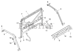 Gravely 996202 (JSV 3000) - Gravely Atlas JSV Utility Vehicle, Base, Diesel (SN: 160100 - 170100)