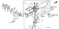 Honda F220 K1 AT2 (FAAJ) - Honda 21" Tiller, Made in Japan (SN: FAAJ-3800001 - FAAJ-3809999) CARBURETOR